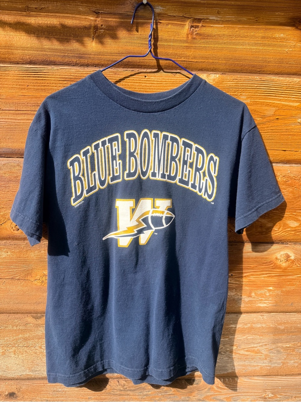 Navy Blue Bombers Short-Sleeve Graphic Tee
